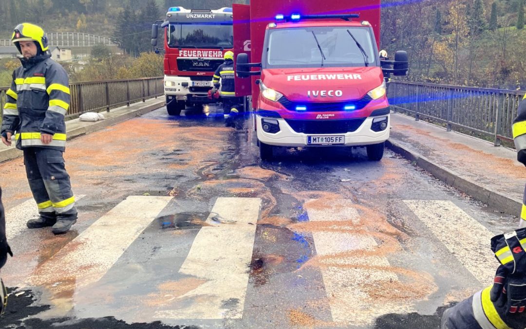 Öl Einsatz in Unzmarkt