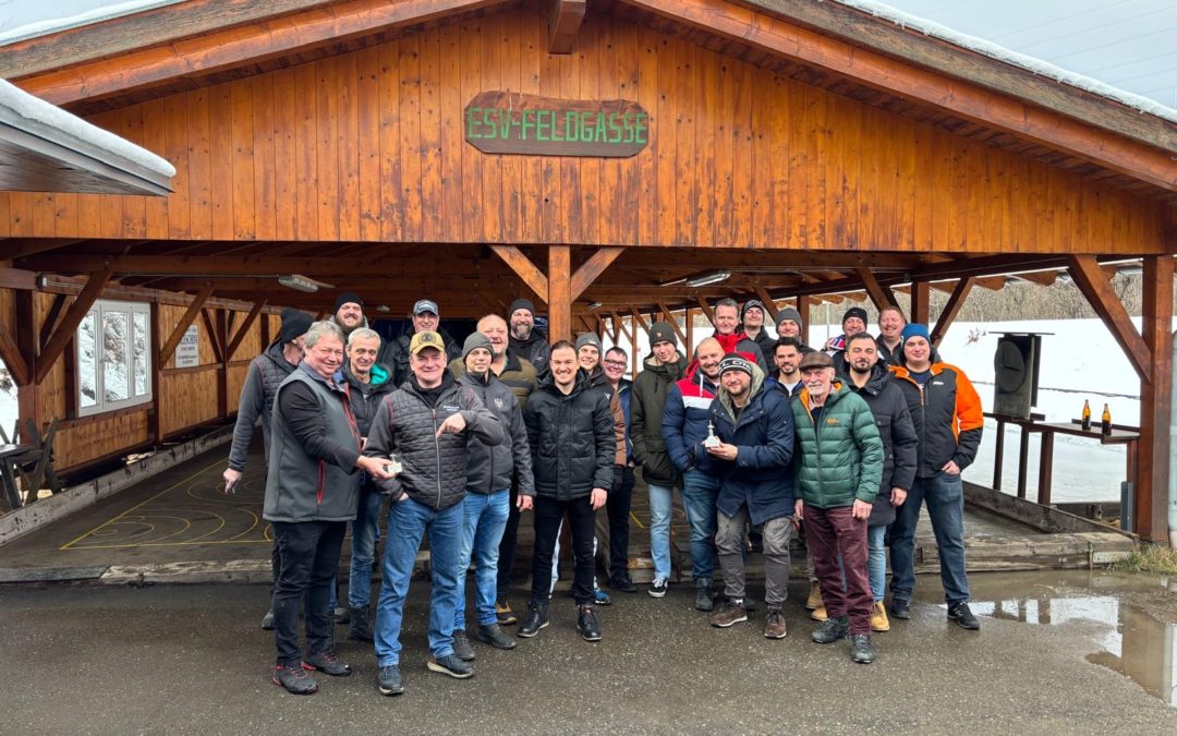 Vergleichskampf im Eisstockschießen gegen die BTF Stahl