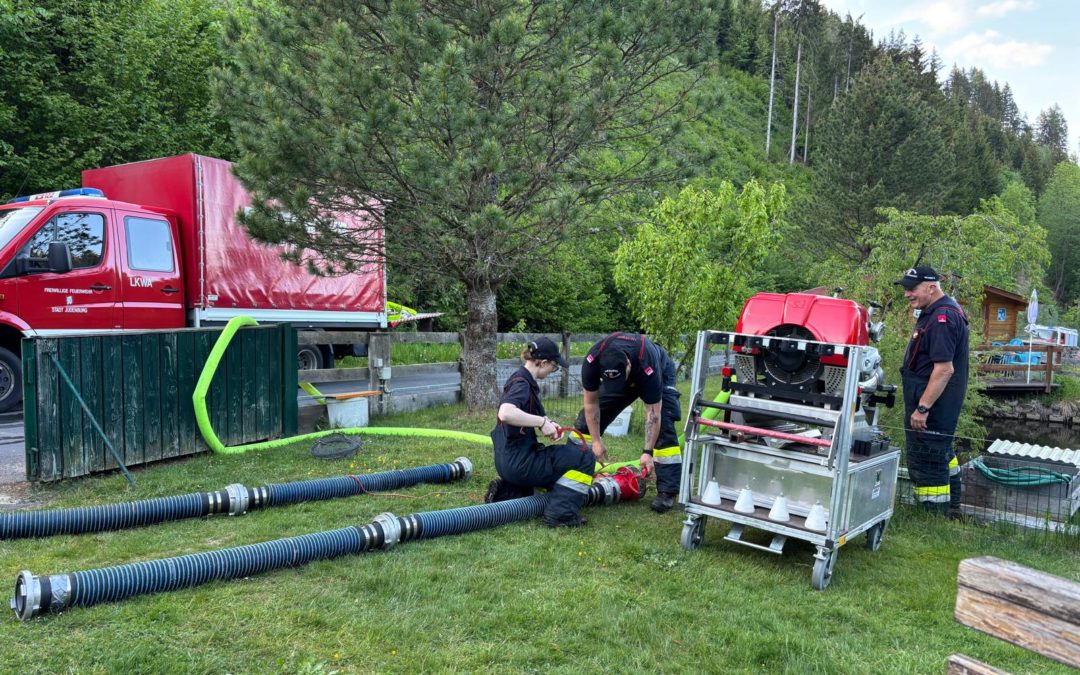 Waldbrandübung in Reifling